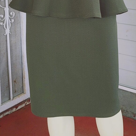MINNETTE ARMY GREEN DRESS - Picture 5 of 5